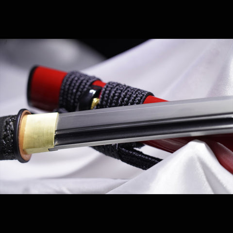 Hand Forged Japanese Samurai Katana Sword T10 Steel Blade Clay Tempered Full Tang-COOLKATANA-ZS-0059-U