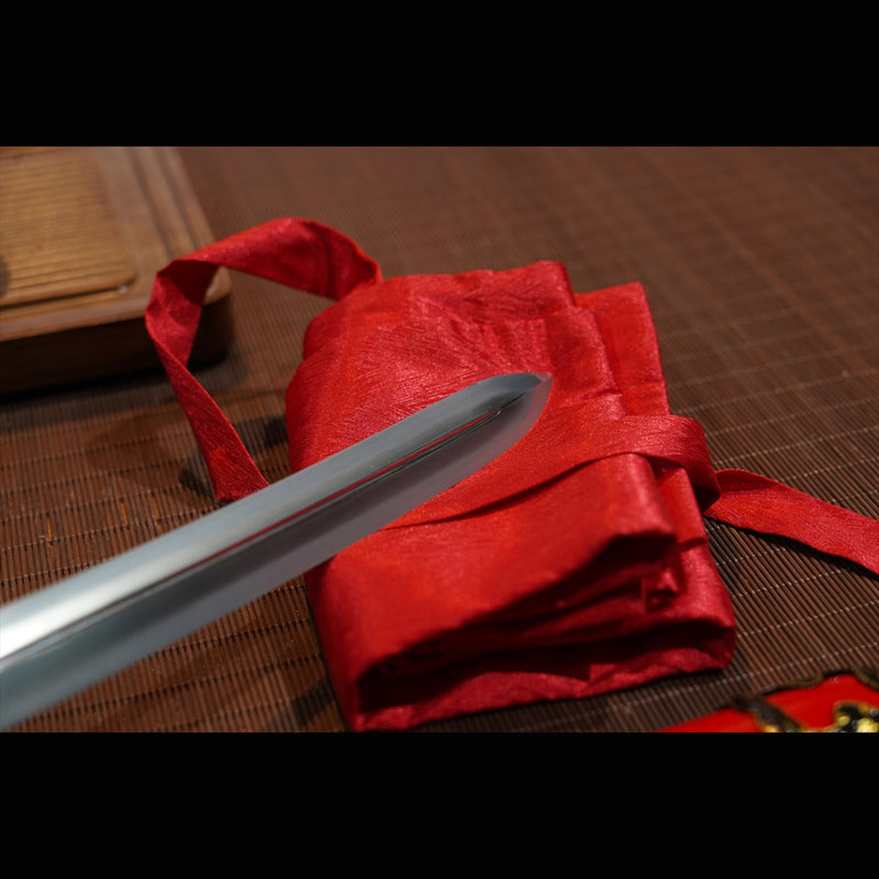 Hand Forged Japanese Tachi Samurai Sword Folded Steel Clay Tempered Go 