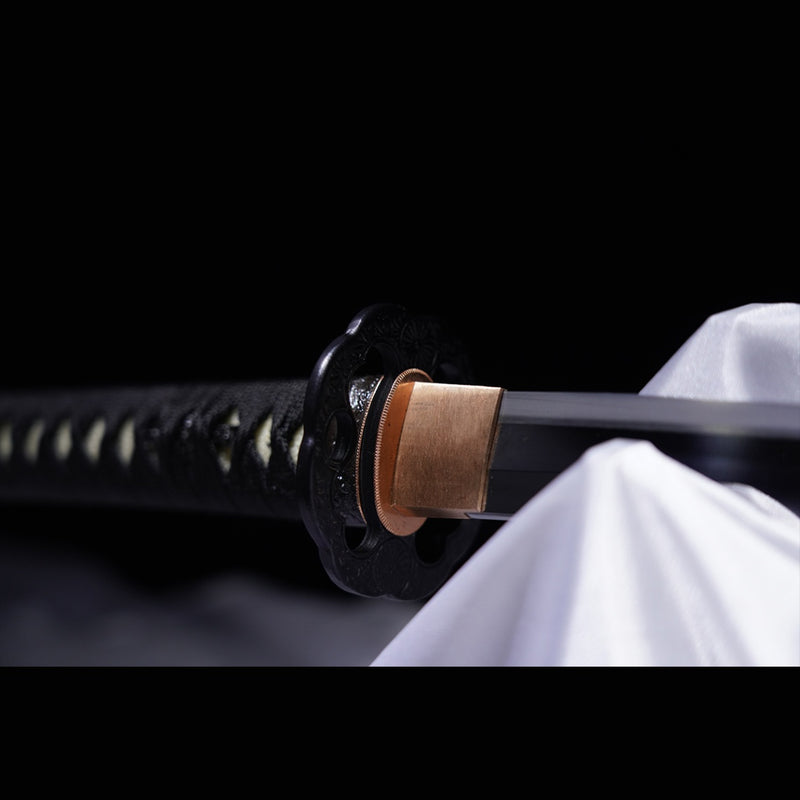 Handgeschmiedetes japanisches Samurai-Schwert Hohe Härte Hohe Zähigkeit Werkzeugstahl Vakuum+kryogen - COOLKATANA 