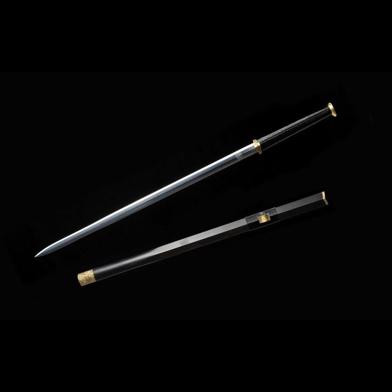 Handmade Chinese Sword Xiangyun Han Jian Auspicious Cloud Pattern Engr 