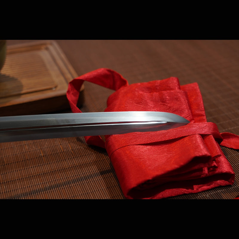 Hand Forged Japanese Tachi Samurai Sword Folded Steel Clay Tempered Go 