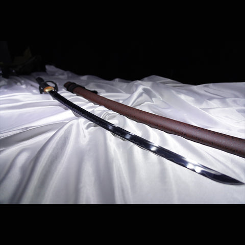 Hand Forged Japanese Iaito Practice Sword Stainless Steel Full Tang Iron Tsuba Unsharpened-COOLKATANA-ZS-0092-U