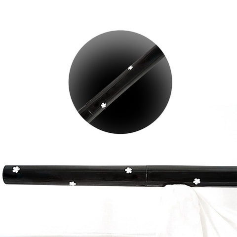 Hand Forged Japanese Chokuto Ninja Sword Straight Blade 1095 Steel Clay Tempered Hand-Drawing Saya-COOLKATANA-SL-1342-U