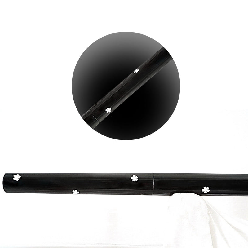 Handgeschmiedetes japanisches Chokuto-Ninja-Schwert, gerade Klinge, 1095er Stahl, gehärteter Ton, handgezeichnete Saya – COOLKATANA 
