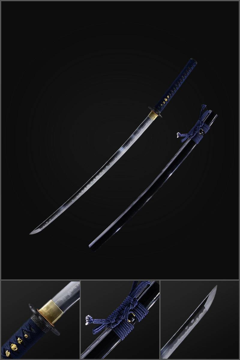 Hand Forged Japanese Samurai Sword 1095 High Carbon Steel Sashikomi A+ 