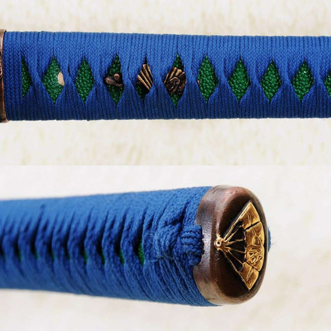 Hand Forged Japanese 53inch Chokuto Ninja Sword Mirrorlike Straight Blade Ninjato Clay Tempered KIRIHA-ZUKURI-COOLKATANA-SL-853-U