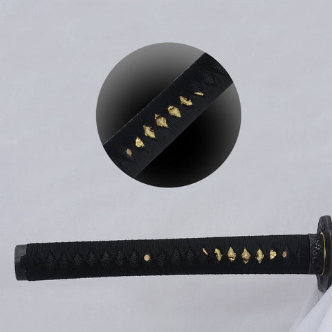 Handmade Japanese 42inch Samurai Katana Sword 1095 High Carbon Steel Clay Tempered Blade Iron Tsuba-COOLKATANA-SL-1282-U