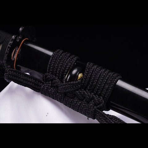 Hand Forged Japanese Wakizashi Sword Manganese Steel Oil Quenching Iron Tsuba-COOLKATANA-ZS-0081-U