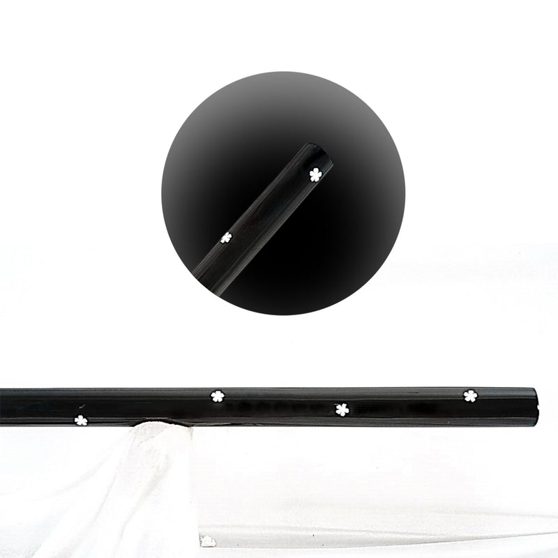 Handgeschmiedetes japanisches Chokuto-Ninja-Schwert, gerade Klinge, 1095er Stahl, gehärteter Ton, handgezeichnete Saya – COOLKATANA 