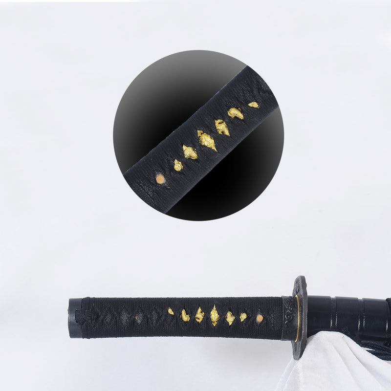 Hand Forged Japanese Wakizashi Sword 1095 High Carbon Steel Clay Tempe 