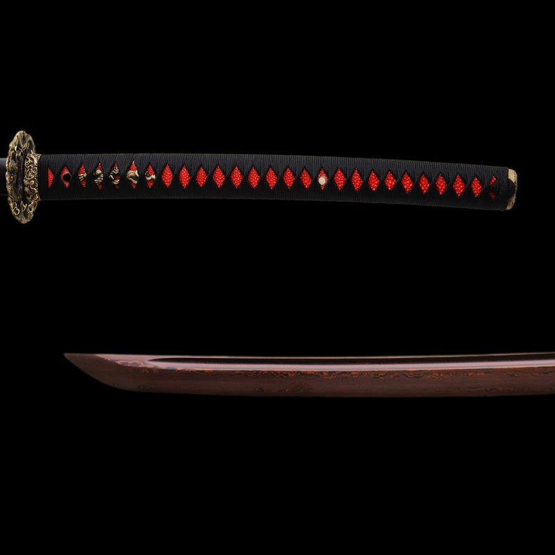 Hand Forged 53inch Nodachi Japanese Samurai Long Sword Folded Steel Re 
