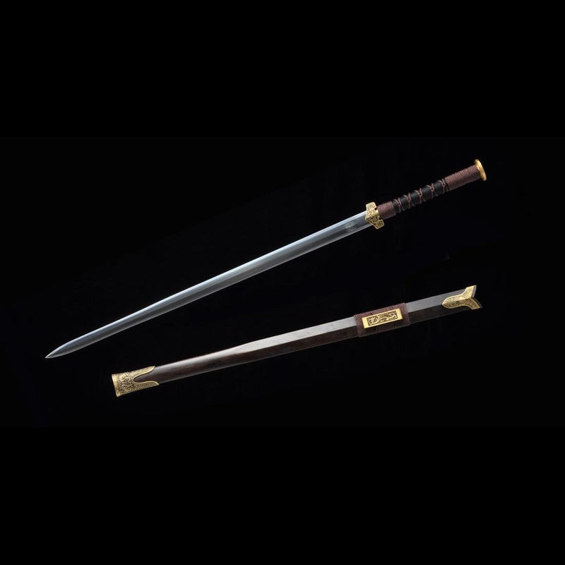 Handmade Chinese Sword Warring States BenChu Jian Folded Steel Eight-S 