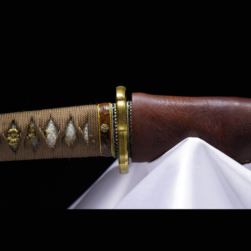 Hand Forged Japanese Samurai Katana Sword Folded Steel Sashikomi A+ Po 