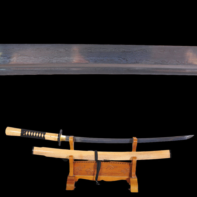 Handmade 47 Ronin Katana Sword Folded Steel Battle Ready 