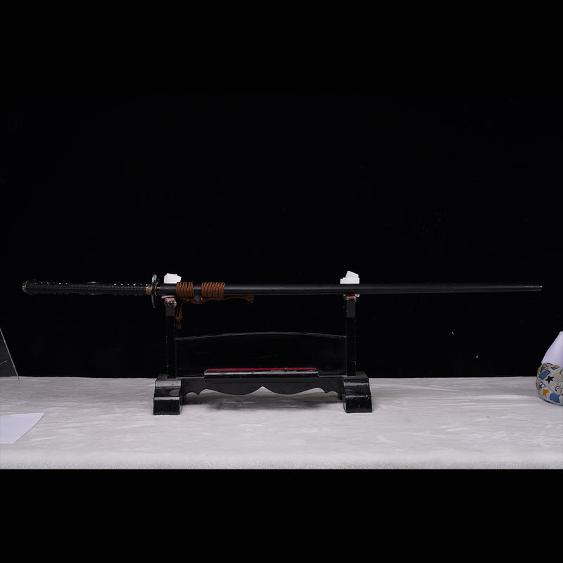 Hand Forged Japanese Samurai Sword Smelted Steel Sashikomi A+ Polishin 