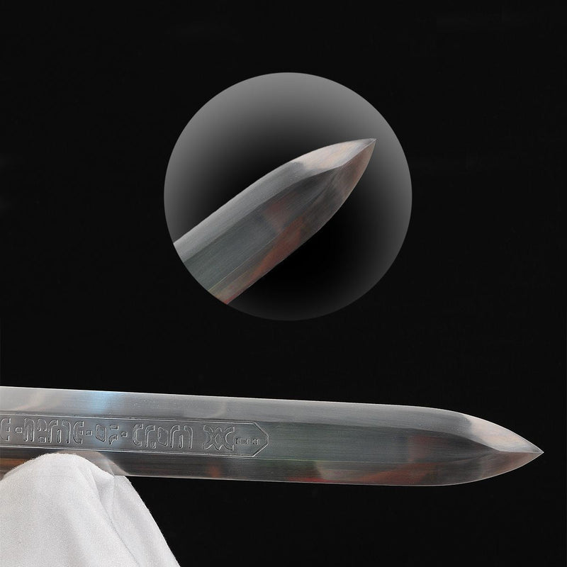 Handmade Conan Father's Sword 1095 High Carbon Steel Brass Handguard 