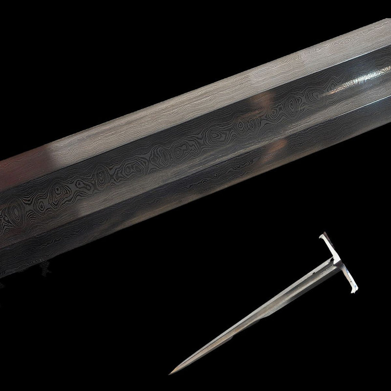 ดาบยุโรปตีขึ้นมือ Scourge Of Mankind 1095 อุปกรณ์เหล็กพับ - COOLKATANA 