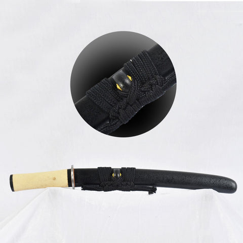 Hand Forged Japanese Tanto 20inch Short Sword 1095 High Carbon Steel Blade Full Tang-COOLKATANA-SL-1246-U