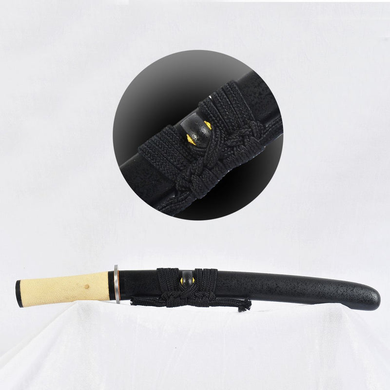 Hand Forged Japanese Tanto 20inch Short Sword Mini Katana 1095 High Ca 