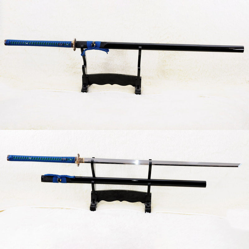Hand Forged Japanese 53inch Chokuto Ninja Sword Mirrorlike Straight Bl 