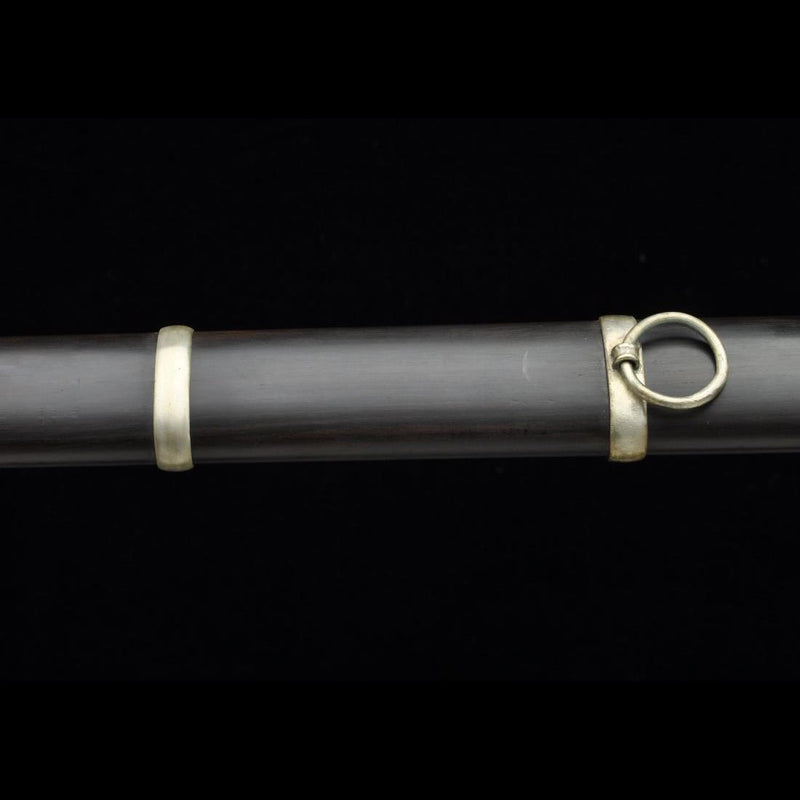 Handgefertigtes chinesisches Schwert Plain Warring States Jian Gefaltete Stahlklinge Doppelschneidig Handgeschnitzt - COOLKATANA 