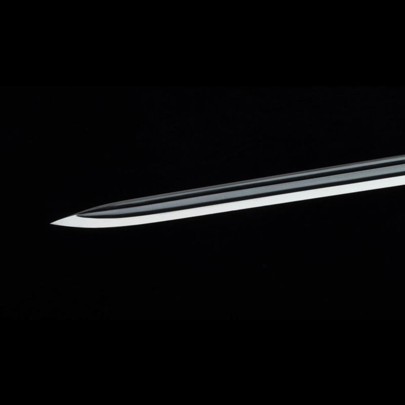 Handgefertigtes chinesisches Schwert Plain Warring States Jian Gefaltete Stahlklinge Doppelschneidig Handgeschnitzt - COOLKATANA 