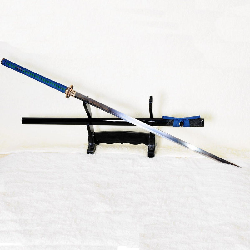Hand Forged Japanese 53inch Chokuto Ninja Sword Mirrorlike Straight Bl 