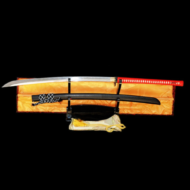 Hand Forged Japanese 47inch Naginata Sword 1095 High Carbon Steel Blad 