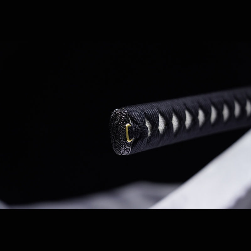 Handgeschmiedetes japanisches Iaito-Übungsschwert Edelstahl Vollerl Tsuba aus Eisen ungeschärft - COOLKATANA 