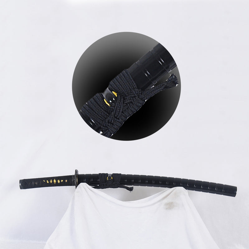 Hand Forged Japanese Wakizashi Sword 1095 High Carbon Steel Clay Tempe 