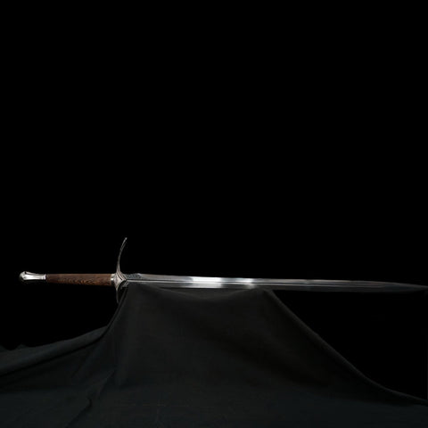 Hand Forged European Sword Glamdring Sword 1095 Folded Steel Rosewood Handle-COOLKATANA-SL-1405-U