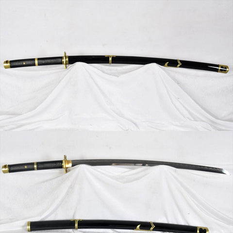 Anime sword roronoa zoro one piece characters​ Yubashiri katana Gyaku-Kobuse Clay Tempered SL-1197-U
COOLKATANA 1