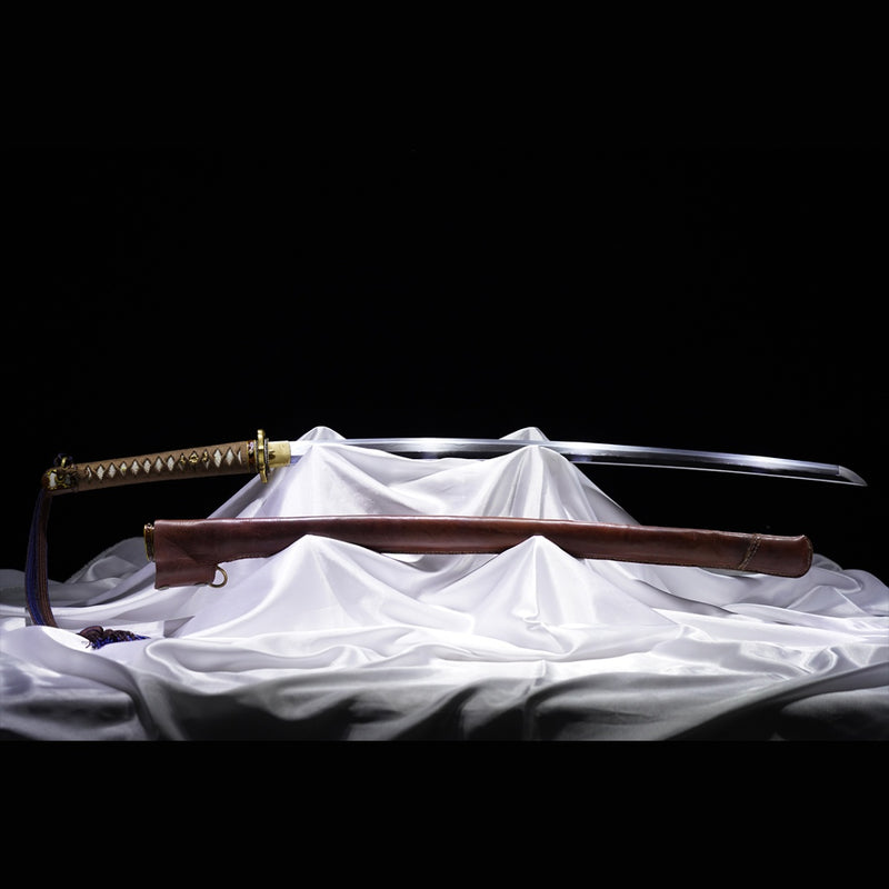 Hand Forged Japanese Samurai Katana Sword Folded Steel Sashikomi A+ Po 