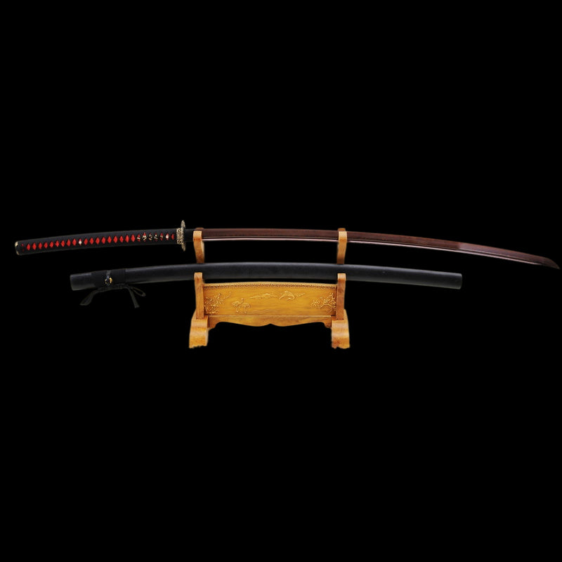 Hand Forged 53inch Nodachi Japanese Samurai Long Sword Folded Steel Re 