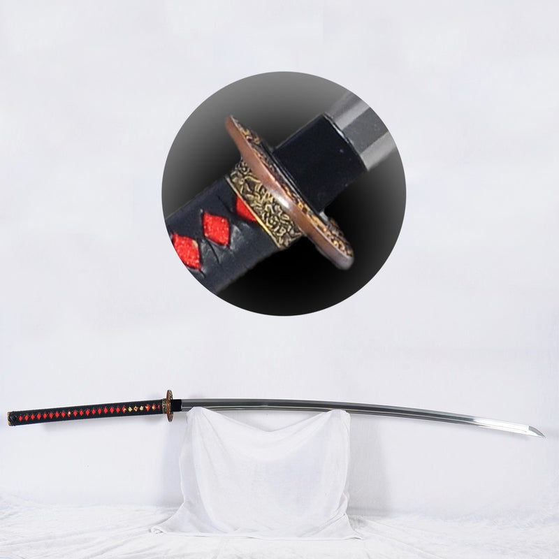 Hand Forged 53inch Odachi Sword Japanese Samurai Long Sword 1095 Carbo 