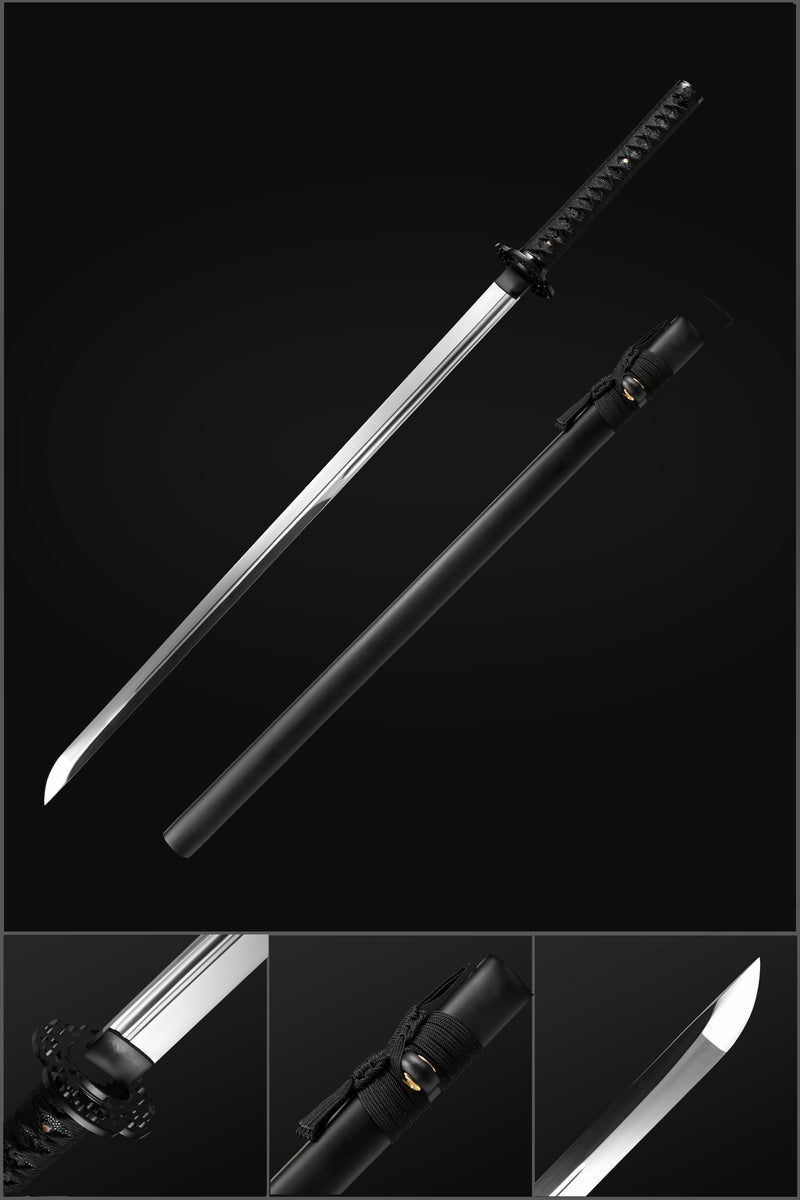 Hand Forged Japanese Ninja Chokuto Sword 1095 High Carbon Steel Iron T 
