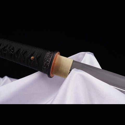 Hand Forged Japanese Samurai Katana Sword T10 Steel Blade Clay Tempered Full Tang-COOLKATANA-ZS-0059-U
