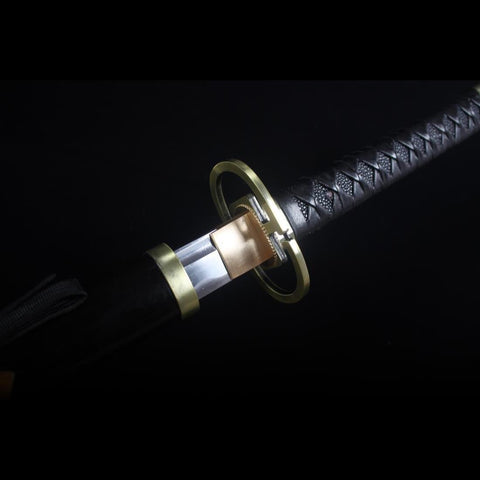 Handmade Anime Bleach Gin Ichimaru Katana Sword Kamishiniyali Zanpakutou 1045 Steel Blade Full Tang-COOLKATANA-HY-0016-U