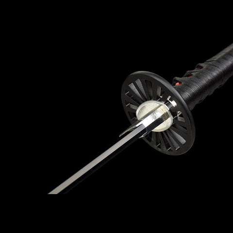 Nichirin Katana with Black Blade – Inspired by Tanjiro Tsuba Fitting SL-1413-U COOLKATANA 8
