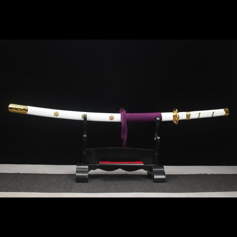 Anime sword one piece characters Kozuki Momosuke Ame no Habakiri 1045 Steel Full Tang HY-0008-U COOLKATANA 3