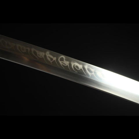 Anime sword Nidai Kitetsu One Piece Samurai Sword T10 Steel Blade Hand Sharpening HY-0004-U COOLKATANA 6