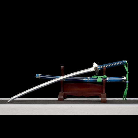 Handmade Blue Exorcist Rin Okumura Kurikara Katana Sword-SL-1424-U