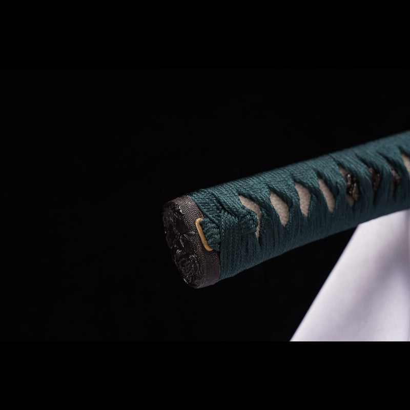 Hand Forged Japanese Wakizashi Sword Naginata Type Folded Steel Clay T 