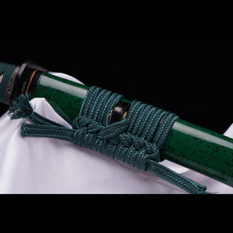 Hand Forged Japanese Wakizashi Sword Naginata Type Folded Steel Clay T 