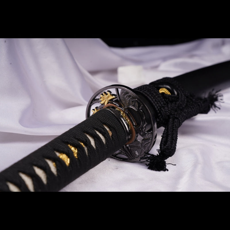 Hand Forged Muramasa Japanese Samurai Sword Manganese Steel Blade Oil  
