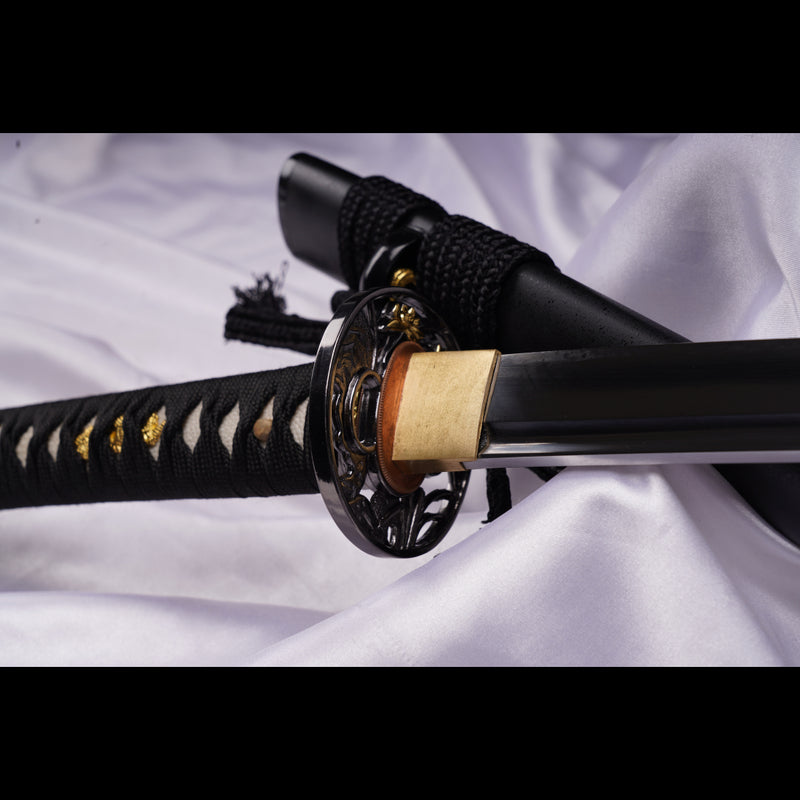 Hand Forged Muramasa Japanese Samurai Sword Manganese Steel Blade Oil  