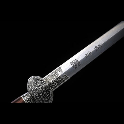 Handmade Chinese Sword Little JinFu Short Sword Folded Steel Blade Finely Polished-COOLKATANA-SL-7125-U