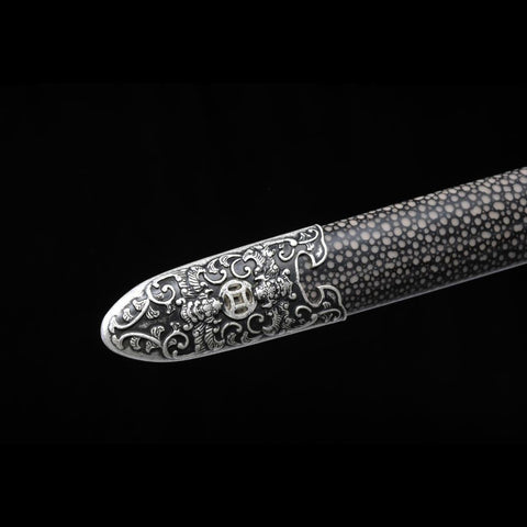 Handmade Chinese Sword Little JinFu Short Sword Folded Steel Blade Finely Polished-COOLKATANA-SL-7125-U