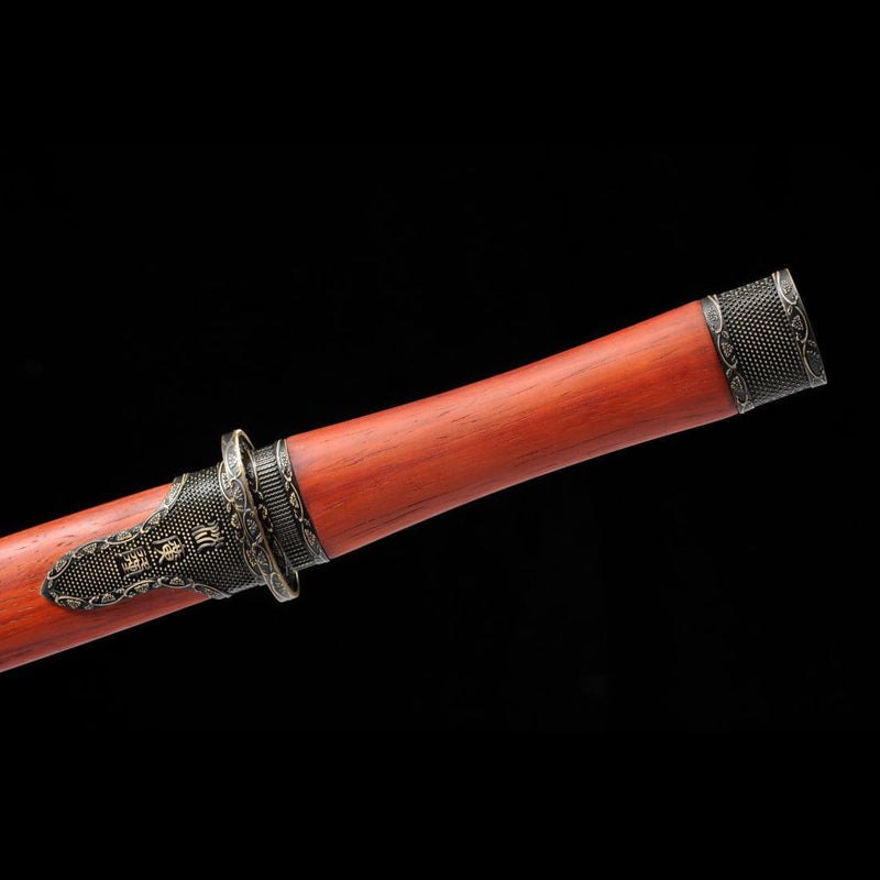 Handmade Chinese Sword Hanyi Jian Folded Steel Blade The Eight-sided B 
