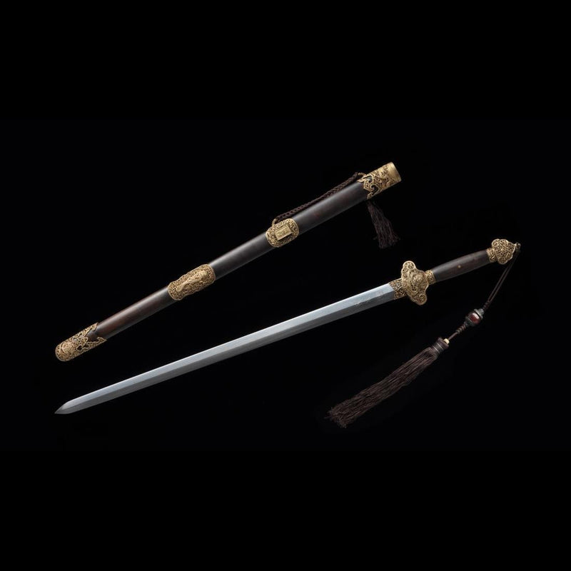 Handmade Chinese Sword Flying Dragon Sword(Chief level) Folded Steel F 
